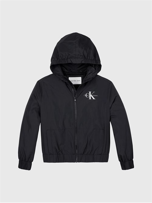 Giubbino a vento nero CALVIN KLEIN | IB02091BEH